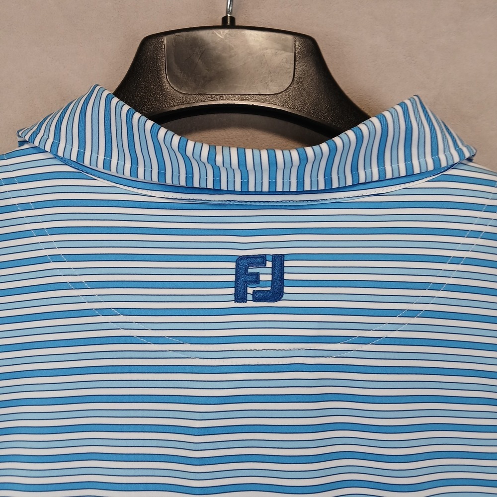 Footjoy 2XL Mens Polo Shirt Lake Michigan Hills 27x31 - Picture 10 of 11
